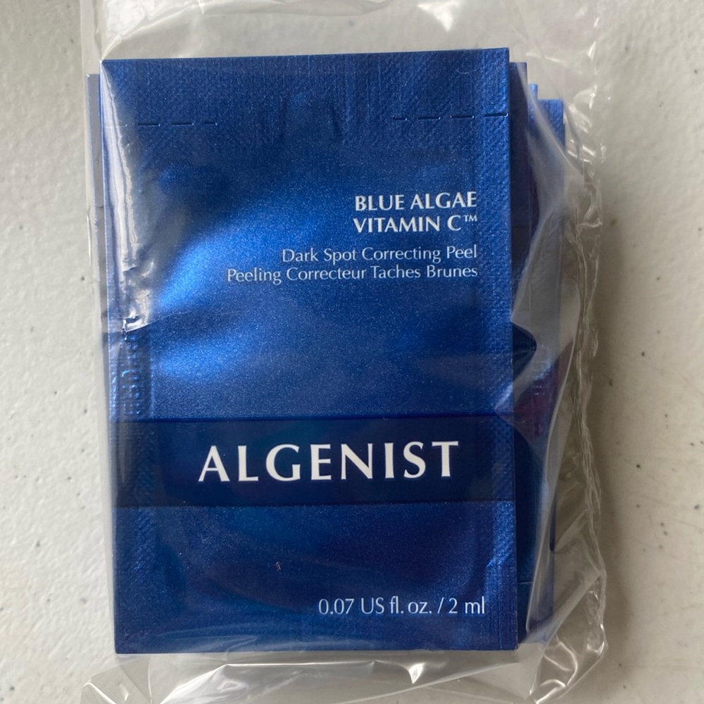 🔥10 SAMPLES ALGENIST BLUE ALGAE VITAMIN C DARK SPOT CORRECTING PEEL -2ml🔥